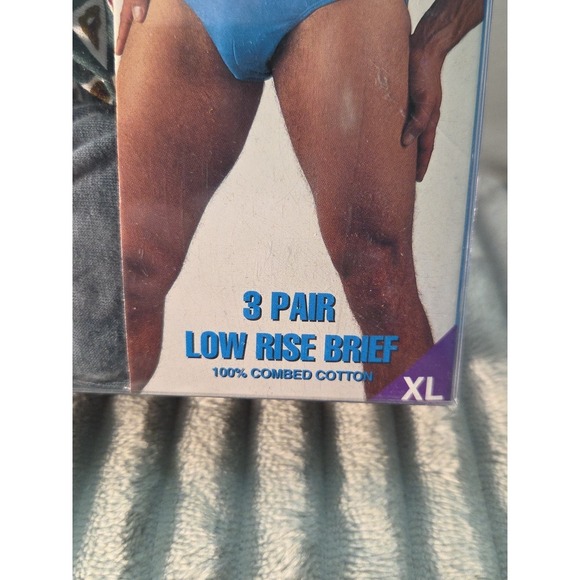 NOS Vtg Mens XL 40-42 Waist Spalding Low Rise Briefs W/ Support Pouch Colored - Picture 6 of 13